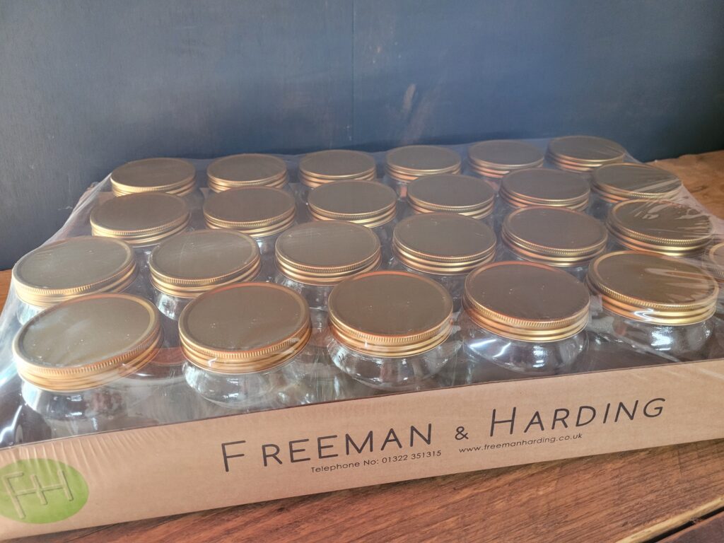 Honey Jars Traditional gold lid 1lb